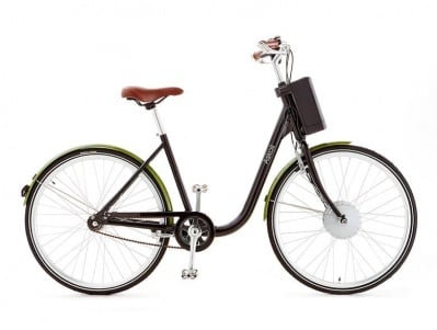 Електрически велосипед Askoll  EB1, Черен / Зелен